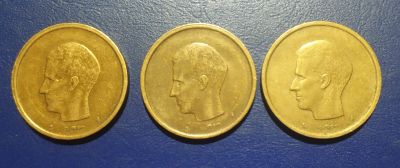 Лот: 25237782. Фото: 1. Бельгия 20 франков 1980-82 г... Наборы монет