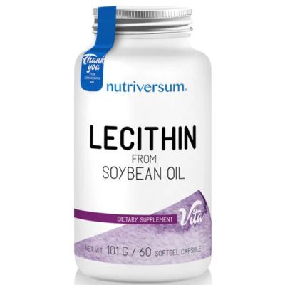 Лот: 18819675. Фото: 1. Nutriversum Lecithin 60 капс... Спортивное питание, витамины