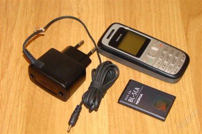Лот: 786383. Фото: 1. Nokia 1200 (Румыния) (Без батареи... Кнопочные мобильные телефоны