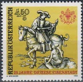 Лот: 16386897. Фото: 1. 1985. Австрия. 25 лет Айзенштадтской... Марки