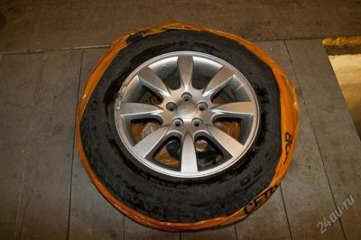 Лот: 1219383. Фото: 1. Аллюминиевые литые диски Subaru... Диски