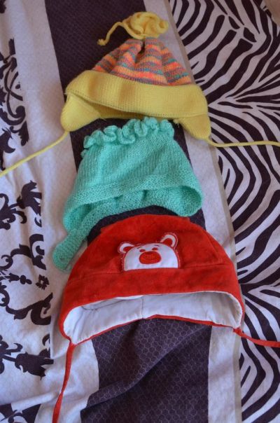 Лот: 3882300. Фото: 1. Шапочки 3шт. Головные уборы