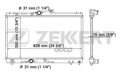 Лот: 21852995. Фото: 1. Mk-1044 Zekkert Радиатор Охл... Другое (автозапчасти)