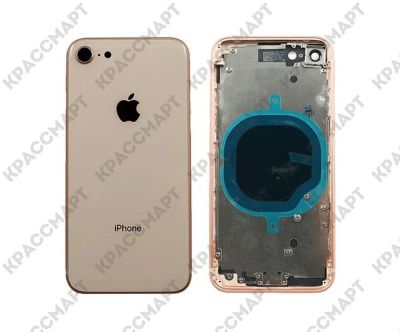 Лот: 11696042. Фото: 1. Корпус Apple iPhone 8 - Золото. Корпуса, клавиатуры, кнопки