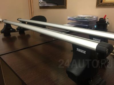 Лот: 6349918. Фото: 1. Thule на приору. Багажники, боксы, фаркопы