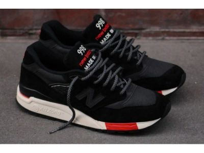 Лот: 7151058. Фото: 1. Кроссовки New Balance Black 998. Кеды, кроссовки, слипоны