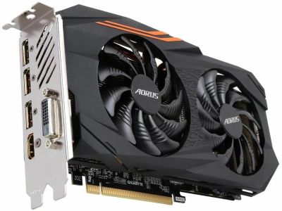Лот: 16026778. Фото: 1. Aorus Radeon RX 580 4 Gb. Видеокарты