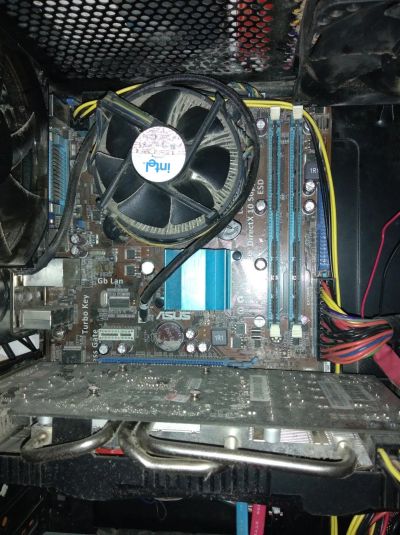 Лот: 16760564. Фото: 1. asus p5g41-m lx xeon l5420 4*2... Комплекты запчастей
