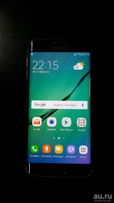 Лот: 10066424. Фото: 1. Samsung Galaxy S6 Edge 32Gb GOLD. Смартфоны