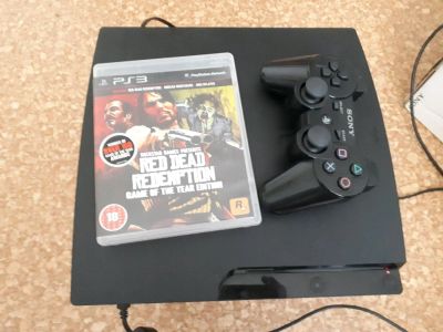 Лот: 12705478. Фото: 1. Playstation 3 slim 160 GB + 12... Игровые приставки, консоли