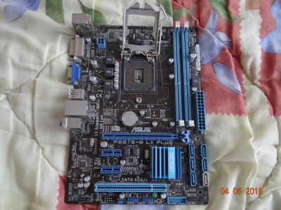 Лот: 5642005. Фото: 1. ASUS P8B75-M LX PLUS. Материнские платы