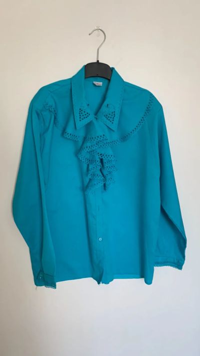 Лот: 20274548. Фото: 1. Блузка кофта винтаж из 90-х. Блузы, рубашки