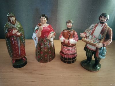 Лот: 18060528. Фото: 1. Россия Авторская глиняная скульптура... Авторские куклы, игрушки, поделки