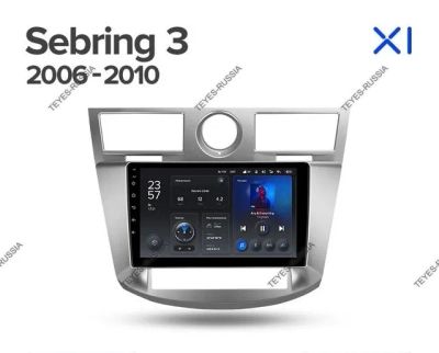 Лот: 20757992. Фото: 1. Магнитола Teyes X1 Chrysler Sebring... Автомагнитолы