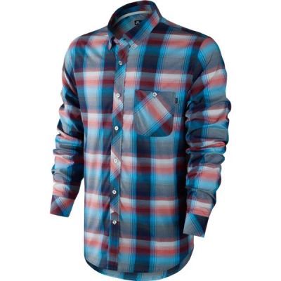 Лот: 8165892. Фото: 1. Рубашка nike sb kworth strch plaid... Рубашки, водолазки