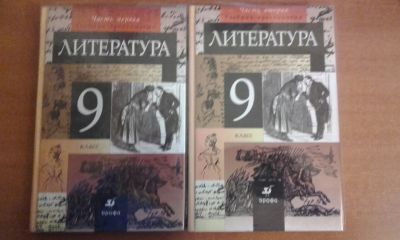 Лот: 7041132. Фото: 1. Литература часть 1 и 2 9 класс. Для школы