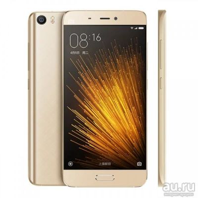 Лот: 9508368. Фото: 1. Xiaomi mi5 Gold 64 Gb Новый. Смартфоны