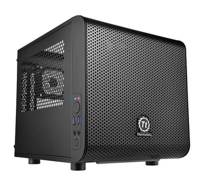 Лот: 9792242. Фото: 1. Корпус miTX Thermaltake Core V1... Корпуса, блоки питания