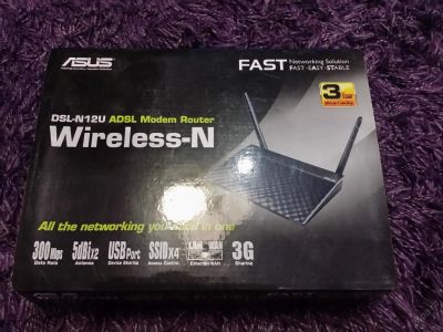Лот: 5623407. Фото: 1. ASUS DSL-N12U. Маршрутизаторы (роутеры)