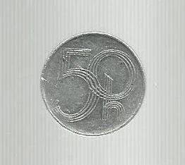Лот: 9452500. Фото: 1. Чехия 50 геллеров 1996 г. Европа