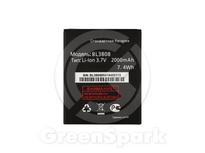 Лот: 13960676. Фото: 1. Аккумулятор для Fly IQ456 Era... Аккумуляторы