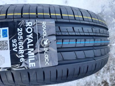 Лот: 25551614. Фото: 1. 205/60 R16 92V Royal Black Mile... Шины