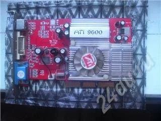 Лот: 527093. Фото: 1. AGP ATI Radeon 9600 128 Mb 128... Видеокарты