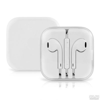 Лот: 12781644. Фото: 1. Наушники гарнитура Apple EarPods... Красноярск