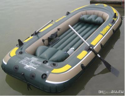 Лот: 7948109. Фото: 1. Лодка intex seahawk 4. Красноярск