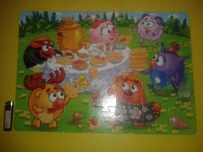 Лот: 9370419. Фото: 1. Пазл крупный смешарики. Пазлы