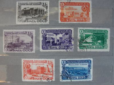 Лот: 4450939. Фото: 1. 1949, Юбилеи союзных республик... Марки