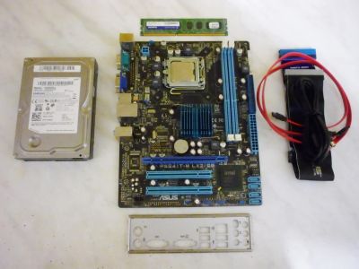 Лот: 13968025. Фото: 1. Материнская плата ASUS P5G41T-M... Материнские платы