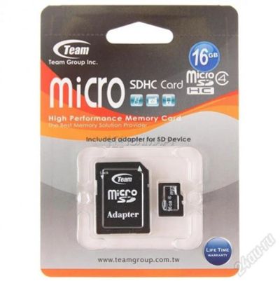 Лот: 1598542. Фото: 1. Карта памяти MicroSd 16 Gb (10... Карты памяти