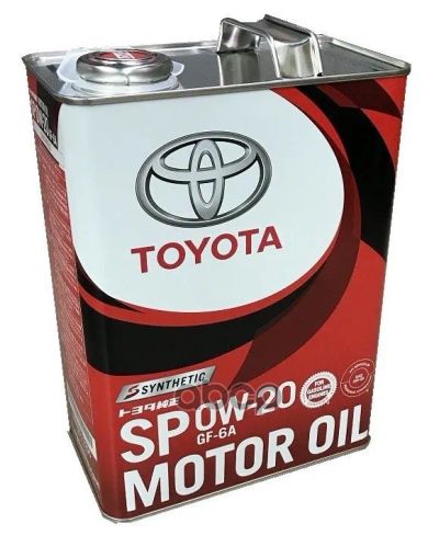 Лот: 24854174. Фото: 1. TOYOTA Toyota Motor Oil 0W20 Sp... Масла, жидкости