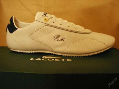 Лот: 5929840. Фото: 1. Кроссовки кожа Lacoste р.41,5-42rus. Кеды, кроссовки, слипоны