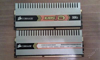 Лот: 3478758. Фото: 1. Corsair XMS3 DHX CM3X1G1600C9DHX... Оперативная память