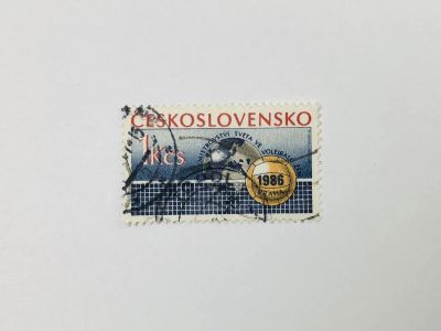 Лот: 23594001. Фото: 1. Чемпионат мира по волейболу среди... Марки