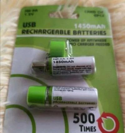 Лот: 17708595. Фото: 1. Универсальные USB батарейки. Батарейки, аккумуляторы, элементы питания