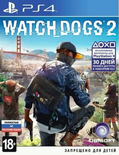 Лот: 13350415. Фото: 1. Watch Dogs 2 [PS4, русская версия... Игры для консолей