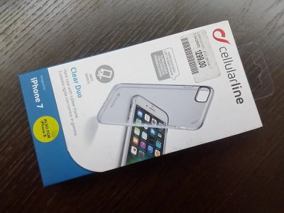 Лот: 12237127. Фото: 1. Чехол клип-кейс Cellularline Clear... Держатели для телефонов