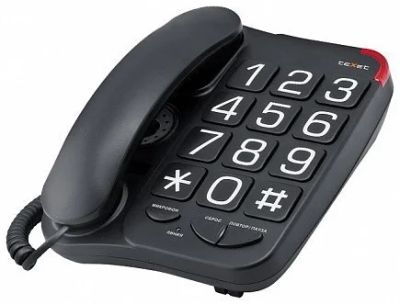 Лот: 15586228. Фото: 1. Телефон для пожилых teXet TX-201. Проводные телефоны