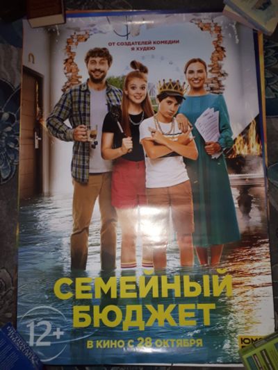 Лот: 21379142. Фото: 1. Кинопостер фильма Семейный бюджет... Другое (картины, панно)