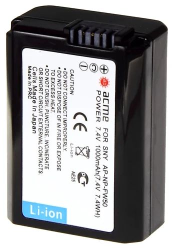 Лот: 3407060. Фото: 1. АКБ Acmepower NP-FW50 1000mAh... Аккумуляторы, зарядные