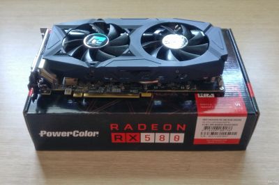 Лот: 13238144. Фото: 1. AMD Radeon RX 580 8Gb Red Dragon. Видеокарты