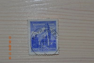 Лот: 5625178. Фото: 1. Марка Австрии №14 для коллекции. Марки