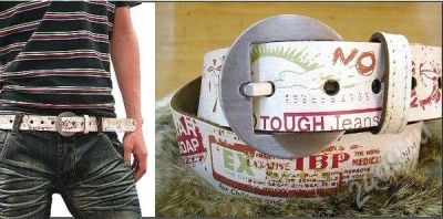 Лот: 200145. Фото: 1. ..[Brand].. Ремень TOUGH белый... Ремни, пояса