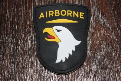 Лот: 3643968. Фото: 1. Нашивка на липучке "Airborn". Другое (военно-спортивные игры)