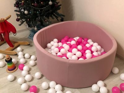 Лот: 16989746. Фото: 1. Сухой бассейн Mimi Pools розовый. Другое (дети растут)