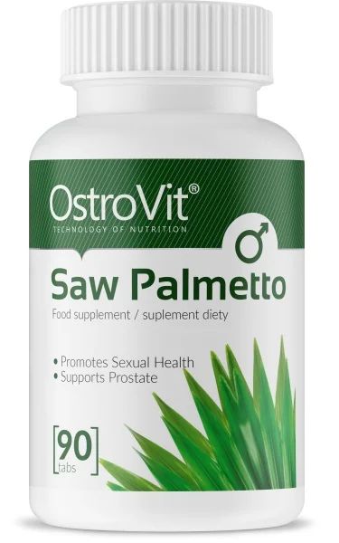 Лот: 10584565. Фото: 1. Saw Palmetto 90 таб. OstroVit... Спортивное питание, витамины