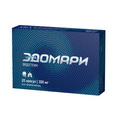 Лот: 23710326. Фото: 1. Эдомари капс. 300мг №20. Лекарства